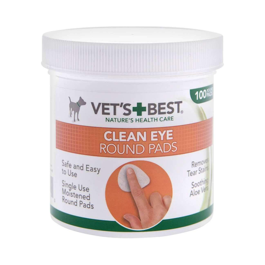 Vet's Best Clean Eye Round Pads