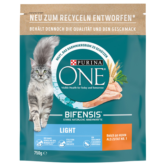 Purina ONE Light - Ekonomipack: 3 x 750 g