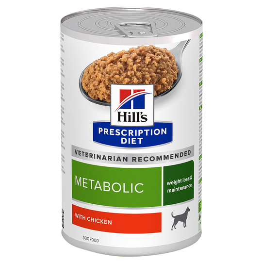 Hill's Prescription Diet Metabolic Weight Management Chicken hundfoder - 48 x 370 g