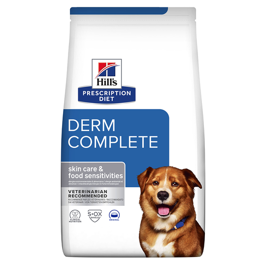 Hill's Prescription Diet Derm Complete hundfoder - Ekonomipack: 2 x 4 kg