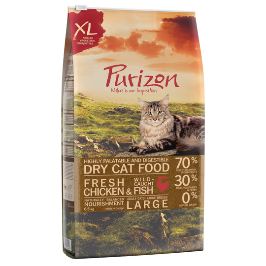 Purizon Large Adult Chicken & Fish - Ekonomipack: 2 x 6,5 kg