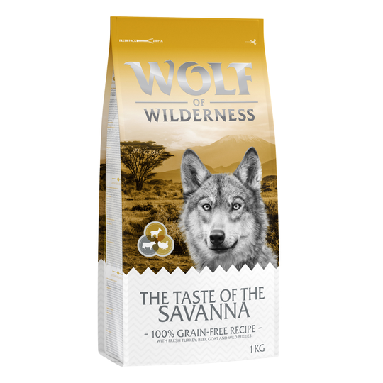 Wolf of Wilderness The Taste Of The Savanna - Beef & Goat - 5 kg