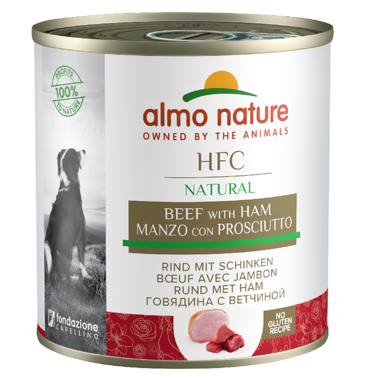 Almo Nature HFC 6 x 280 g / 290 g - Nötkött & skinka (290 g)