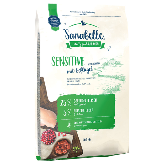 Sanabelle Sensitive with Poultry - Ekonomipack: 2 x 10 kg