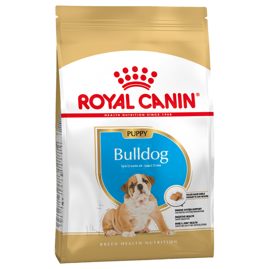 Ekonomipack: 2 / 3 påsar Royal Canin Breed Puppy / Junior Bulldog Puppy (2 x 12 kg)