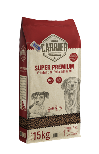 Super Premium Hundfoder - 15 kg