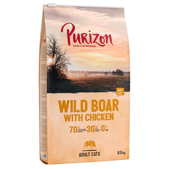 100 kr rabatt! Purizon 2 x 6,5 kg - Adult Wild Boar & Chicken