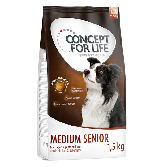 Concept for Life 1 / 1,5 kg till lågt prova-på-pris! - Medium Senior 1,5 kg