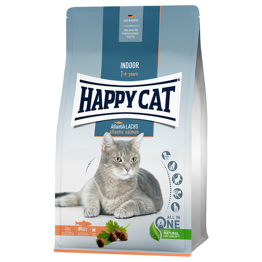 Happy Cat Indoor Atlantic Salmon - 4 kg