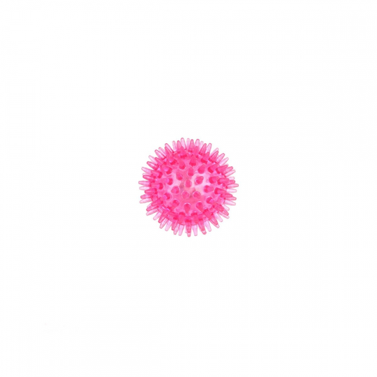 Little&Bigger TPR Spikboll LED Rosa 4,5 cm