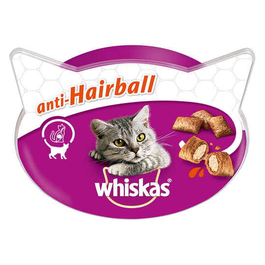 Whiskas Anti-Hairball Ekonomipack: 8 x 60 g