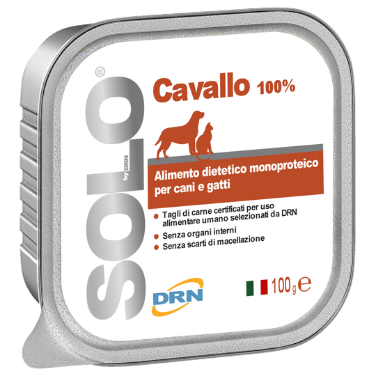 Solo Häst Monoprotein Våtfoder - 100 g