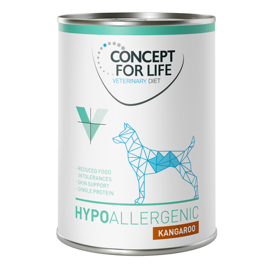 Ekonomipack: Concept for Life Veterinary Diet 48 x 400 g - Hypoallergenic Kangaroo