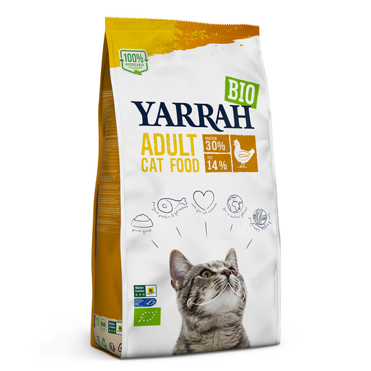700 g / 800 g Yarrah Organic torrfoder katt till kanonpris! - Kyckling (800 g)