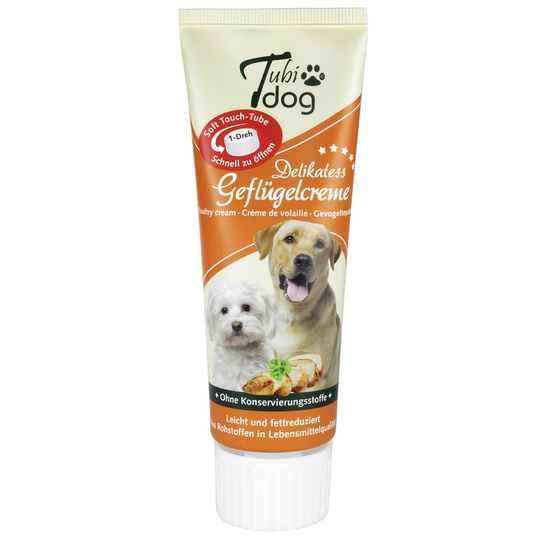 Tubidog Kycklingcréme i tub - 6 x 75 g