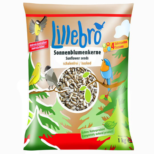 Lillebro skalade solrosfrön - 3 kg