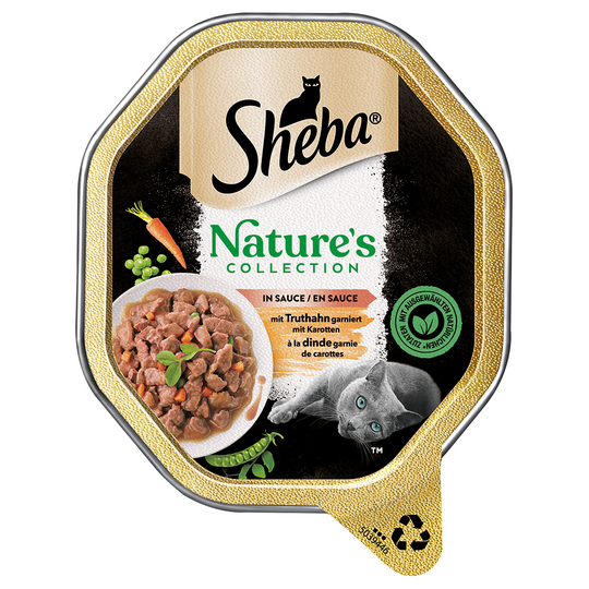 Sheba Nature's Collection in Sauce 22 x 85 g - Kalkon
