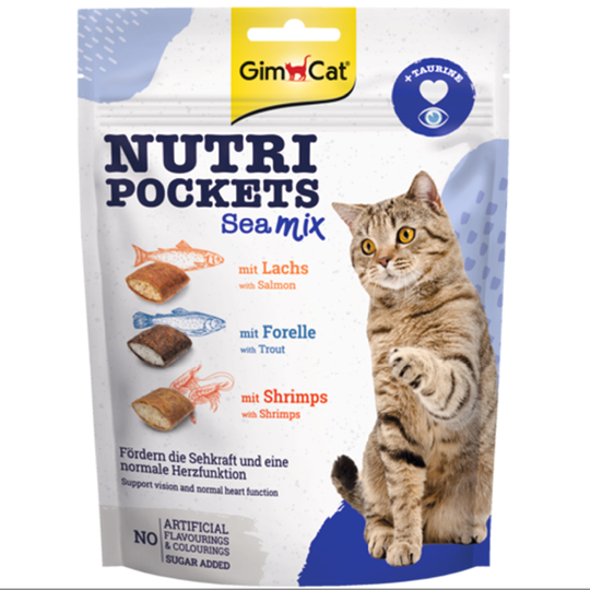 GimCat Nutri Pockets - Sea Mix 150 g