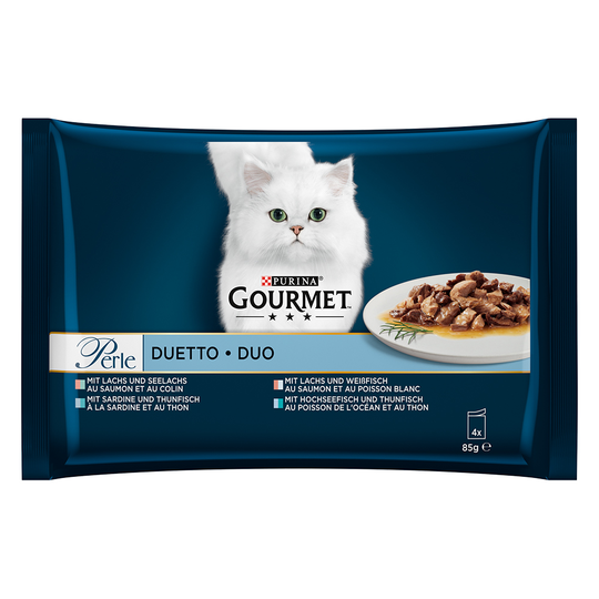 Blandpack Gourmet Perle 4 x 85 g - Mix III (4 sorter)