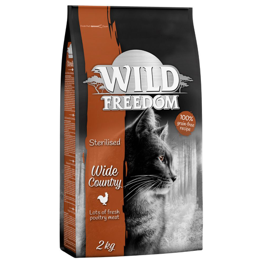 Kanonerbjudande! Wild Freedom torrfoder - Sterilised Wide Country - Poultry