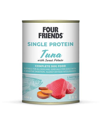 Single Protein Tuna & Sweet Potato Våtfoder - 6 st x 400 g