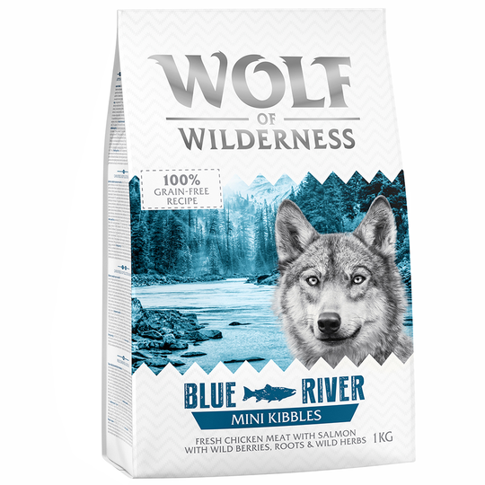 Wolf of Wilderness Mini Blue River - Salmon - 1 kg