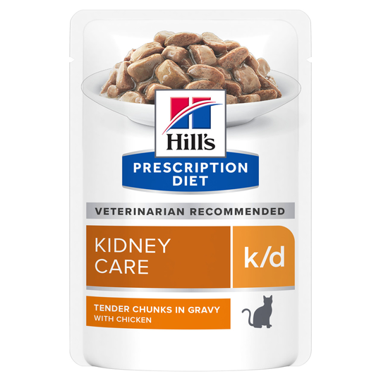 Prescription Diet k/d Kidney Care Våtfoder till Katt med Kyckling - 12 st x 85 g