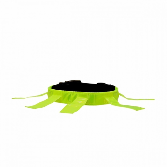 Dogman Reflexhalsband med Flärpar Gul (22-32 cm)