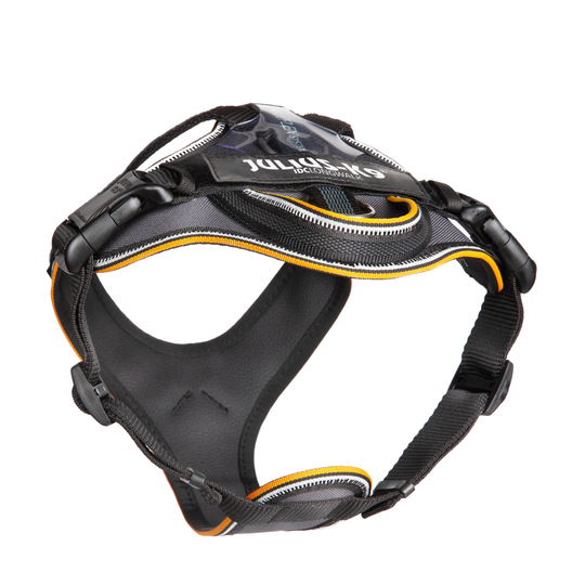 JULIUS-K9 IDC® Longwalk sele svart/grå - stl S: bröstomfång 49 - 66 cm