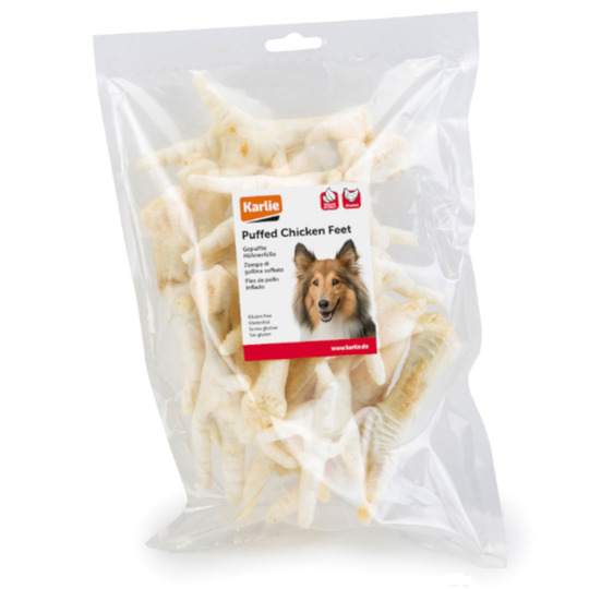 Karlie Kycklingfötter, svällda - Ekonomipack: 3 x 200 g