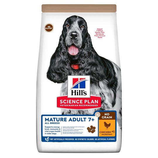 Mature Adult No Grain torrfoder med kyckling - 2,5 kg