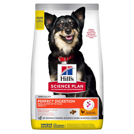 Hill's Science Plan Adult Perfect Digestion Small & Mini Breed - Ekonomipack: 2 x 6 kg