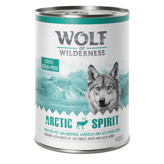 Wolf of Wilderness 6 x 400 g - Arctic Spirit - Reindeer