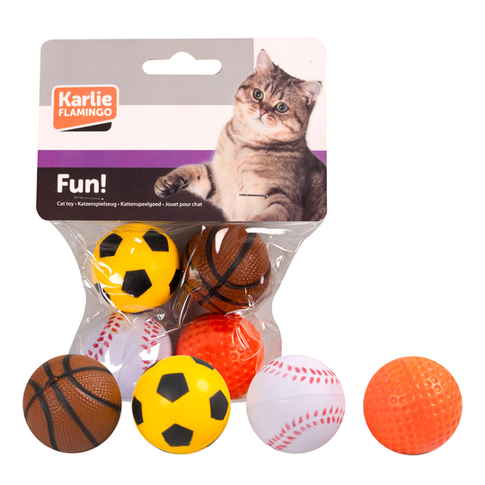 Karlie mossgummibollar i 4-pack - 4 st