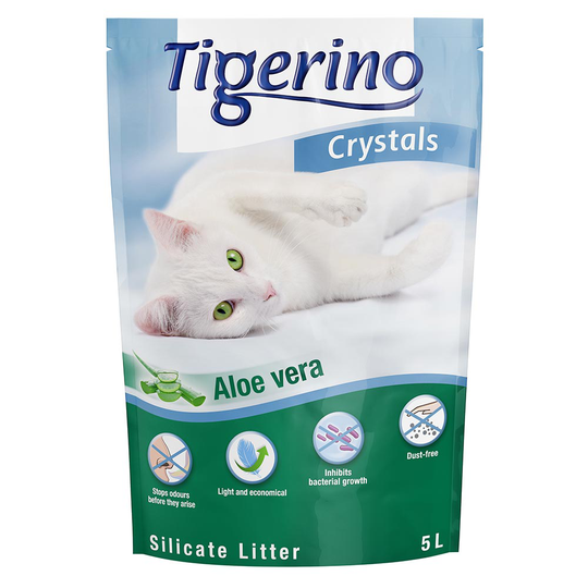 Tigerino Crystals Aloe Vera kattsand 5 l