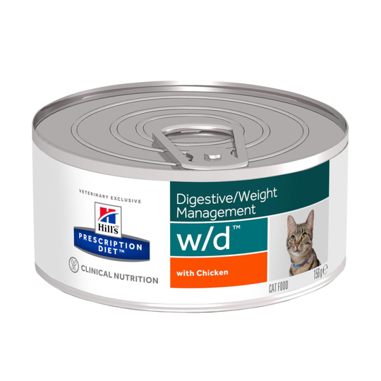 Prescription Diet w/d Multi-Benefit kattfoder - 24 x 156 g
