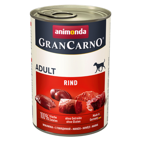 Animonda GranCarno Original Adult 6 x 400 g - Rent nötkött