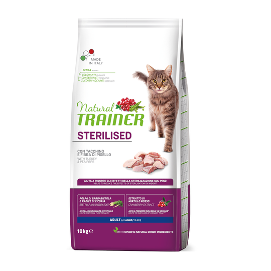 Natural Trainer Sterilised White Meat - 10 kg