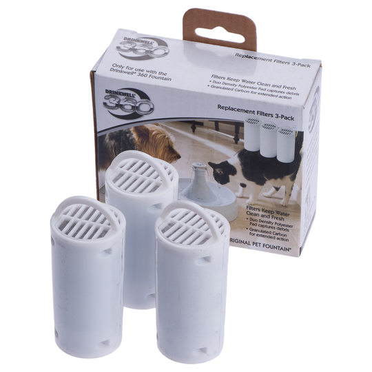 PetSafe® Drinkwell® 360 vattenfontän - Ersättningsfilter (3 st)