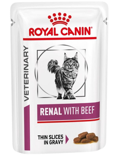 Veterinary Diets Renal Beef - 12 x 85g