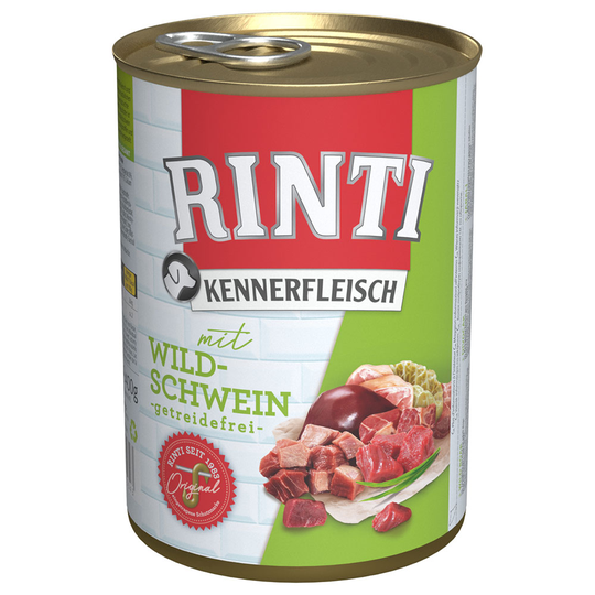 Ekonomipack: RINTI 24 x 400 g - Vildsvin