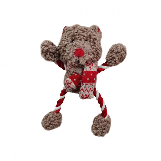 Bark-a-Boo ChristmasLodge Nalle med Repben