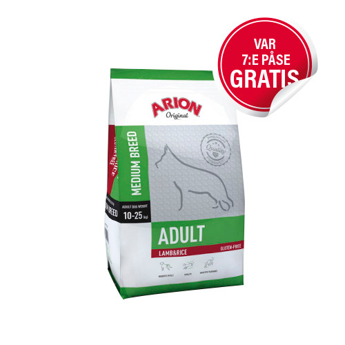 Adult Medium Breed Lamm & Ris - 3 kg