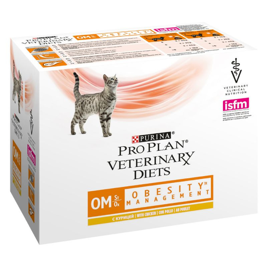 Veterinary Diets OM StOX Obesity Management Mousse - 10 x 85 g