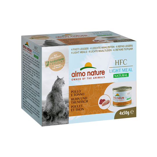 Almo Nature HFC Natural Light 4 x 50 g - Kyckling & tonfisk