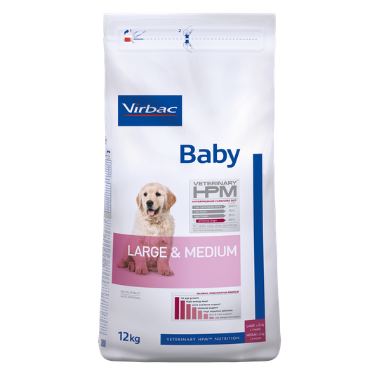 Baby Dog Large & Medium - 12 kg