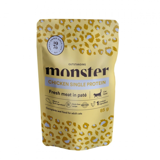 Monster Cat Adult Chicken Single Protein 85 g