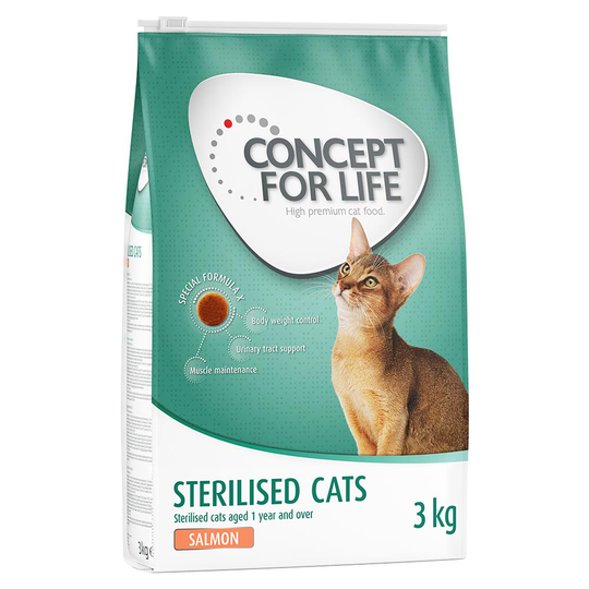 Concept for Life Sterilised Cats Salmon - 3 kg