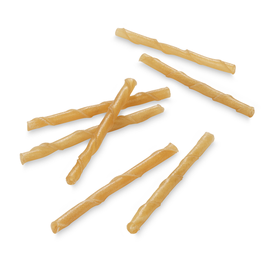 Barkoo vridna tuggrullar (nöthud) ca 12,5 cm, Ø 5 mm 4 x 100 st à 12,5 cm (2,8 kg)