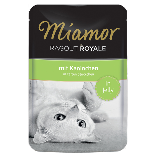 Ekonomipack: Miamor Ragout Royale i gelé 44 x 100 g - Kanin